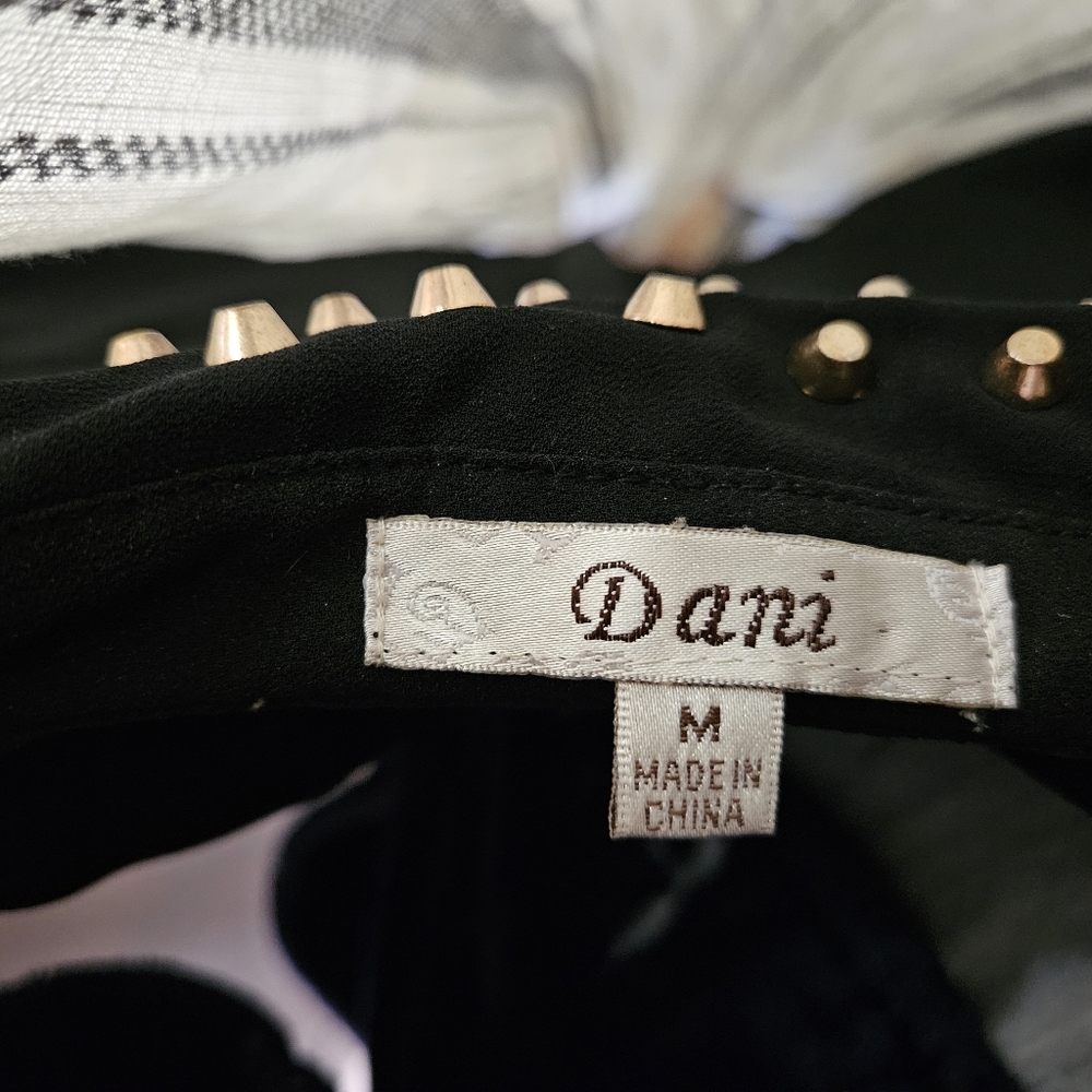 Studded Collar Sheer Buttondown - Picture 3 of 3